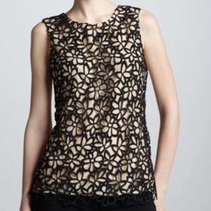 Flower Print Neiman Marcus for Target Lace tank